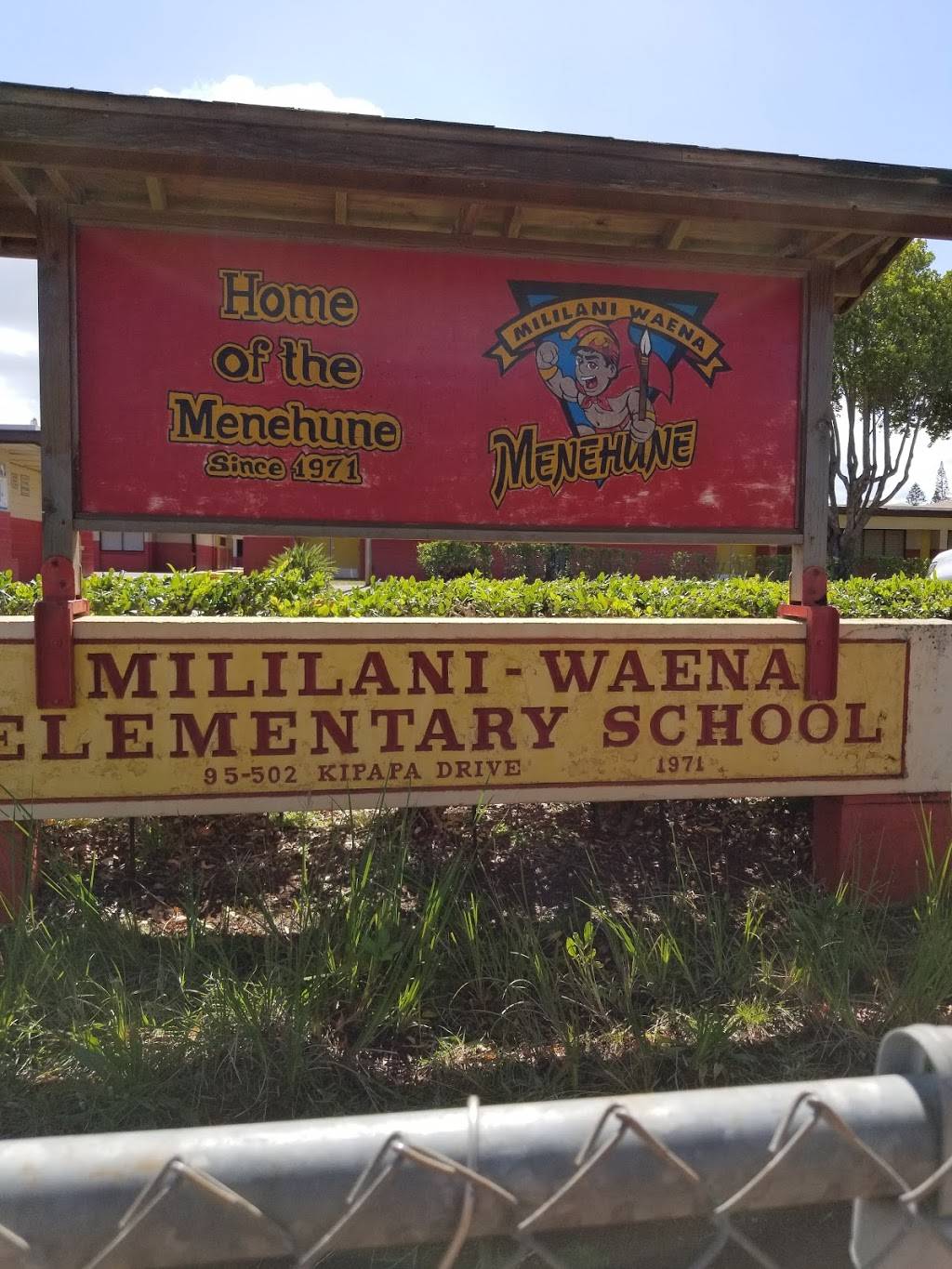 Mililani Waena Elementary School | 95-502 Kipapa Dr, Mililani, HI 96789, USA | Phone: (808) 627-7300