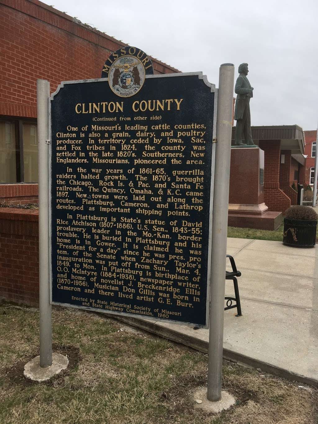 Clinton County Circuit Court | 207 N Main St, Plattsburg, MO 64477 | Phone: (816) 539-3731