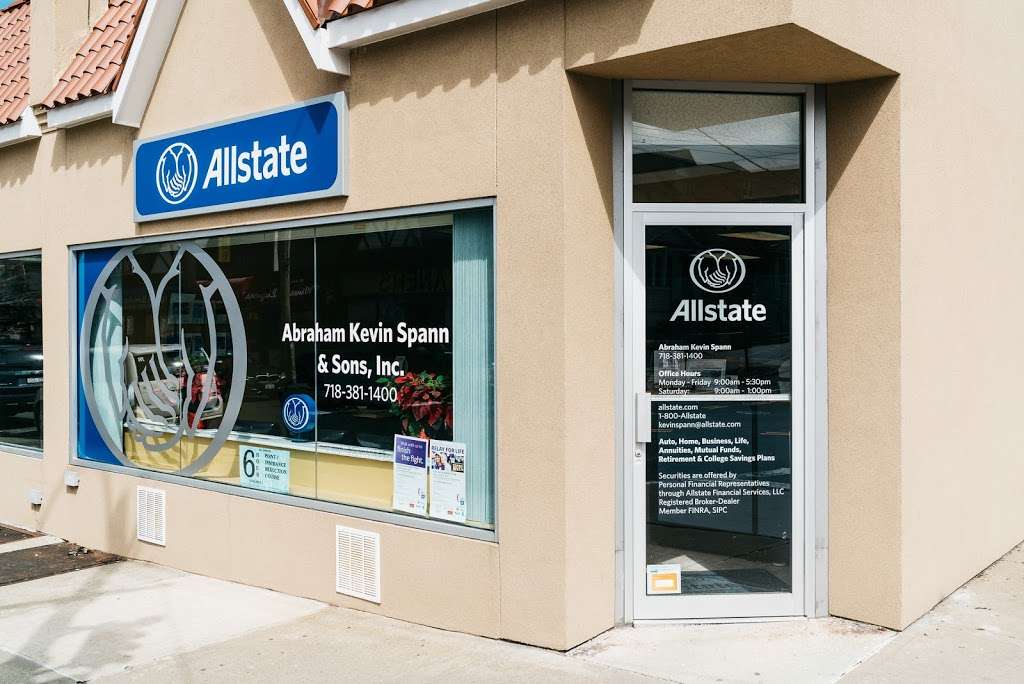 Abraham Kevin Spann: Allstate Insurance | 6477 Dry Harbor Rd, Middle Village, NY 11379, USA | Phone: (718) 381-1400