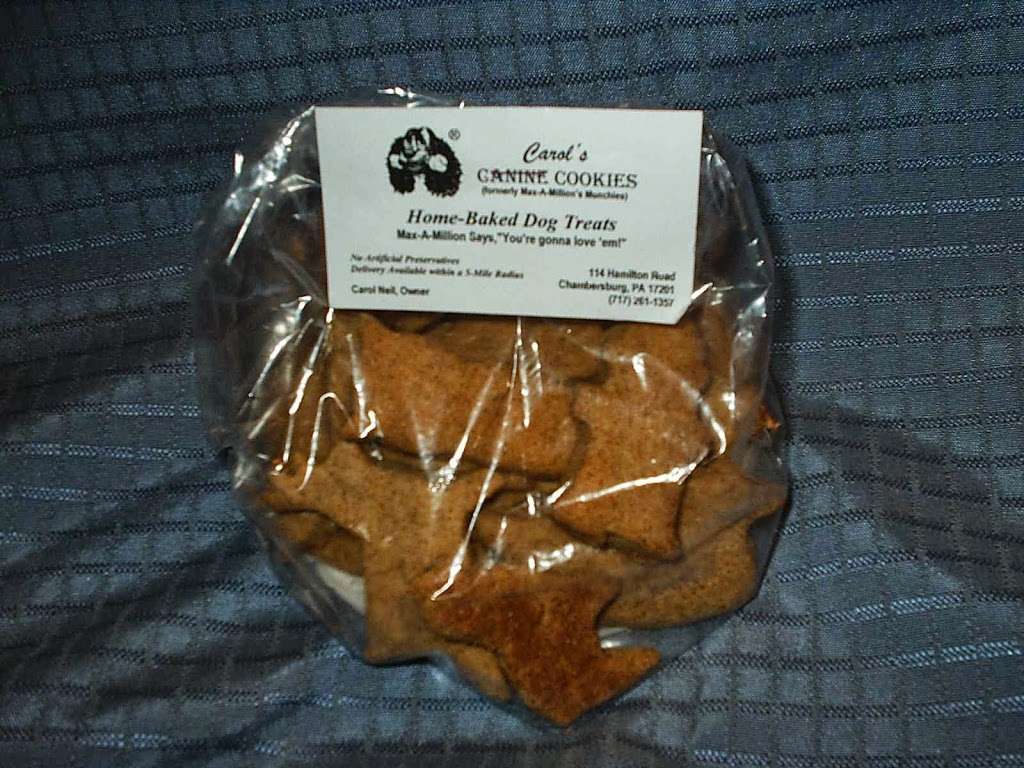 Carols Canine Cookies, Gifts, & Supplies | 114 Hamilton Rd, Chambersburg, PA 17201, USA | Phone: (717) 261-1357