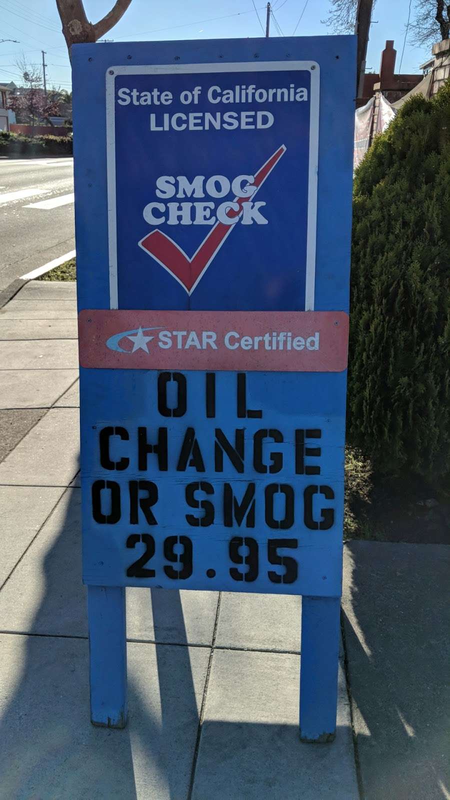 15 Minute Smog & Oil Change | 2598 Sacramento St, Berkeley, CA 94702, USA | Phone: (510) 849-1300