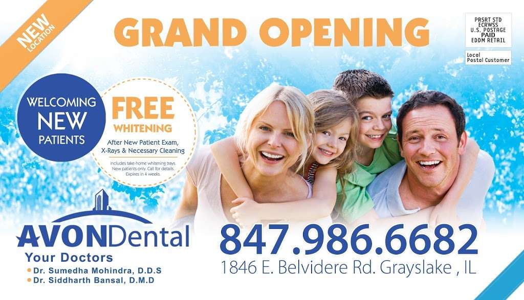 Avon Dental Of Grayslake | 1846 E Belvidere Rd, Grayslake, IL 60030, USA | Phone: (847) 986-6682