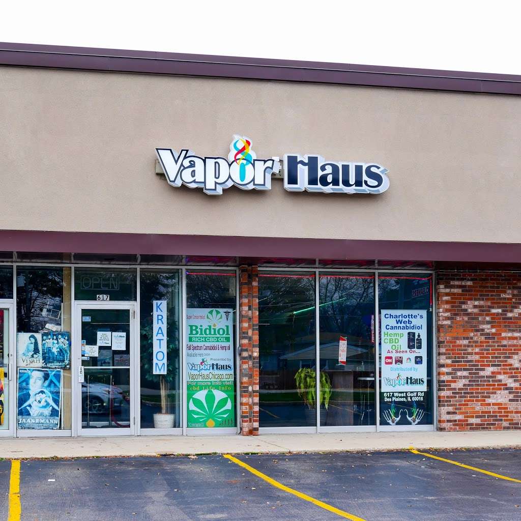 Vapor Haus CBD & Kratom | 617 W Golf Rd, Des Plaines, IL 60016, USA | Phone: (847) 718-6201