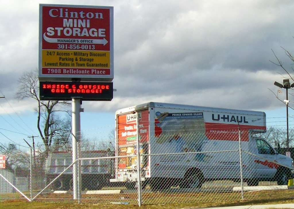 Clinton Mini Storage | 7908 Bellefonte Pl, Clinton, MD 20735, USA | Phone: (301) 856-0013