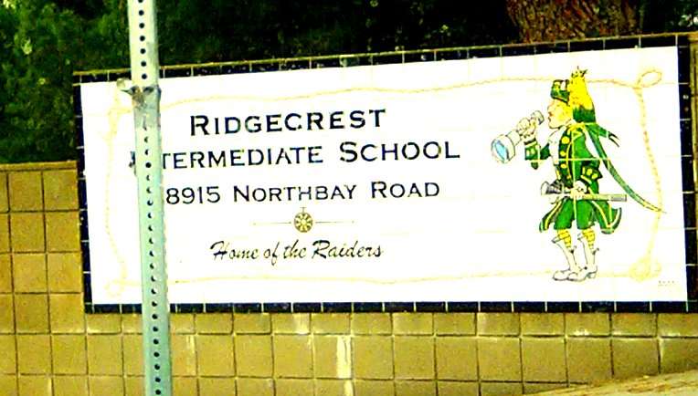 Ridgecrest Intermediate School | 28915 Northbay Rd, Rancho Palos Verdes, CA 90275 | Phone: (310) 544-2747