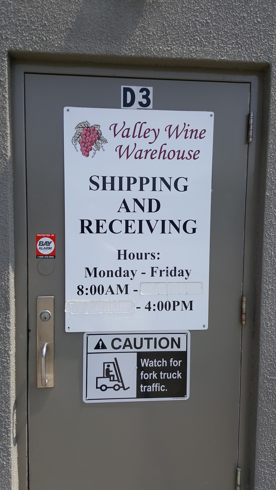 Valley Wine Warehouse | 175 Tower Rd, American Canyon, CA 94503, USA | Phone: (707) 259-0250