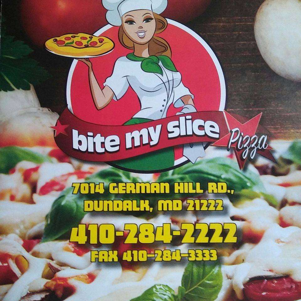 Bite My Slice Pizza | 7014 German Hill Rd, Dundalk, MD 21222, USA | Phone: (410) 284-2222