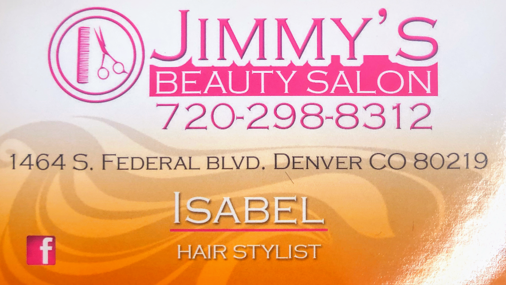 Jimmys Beauty Salon | 1464 S Federal Blvd, Denver, CO 80219, USA | Phone: (720) 298-8312