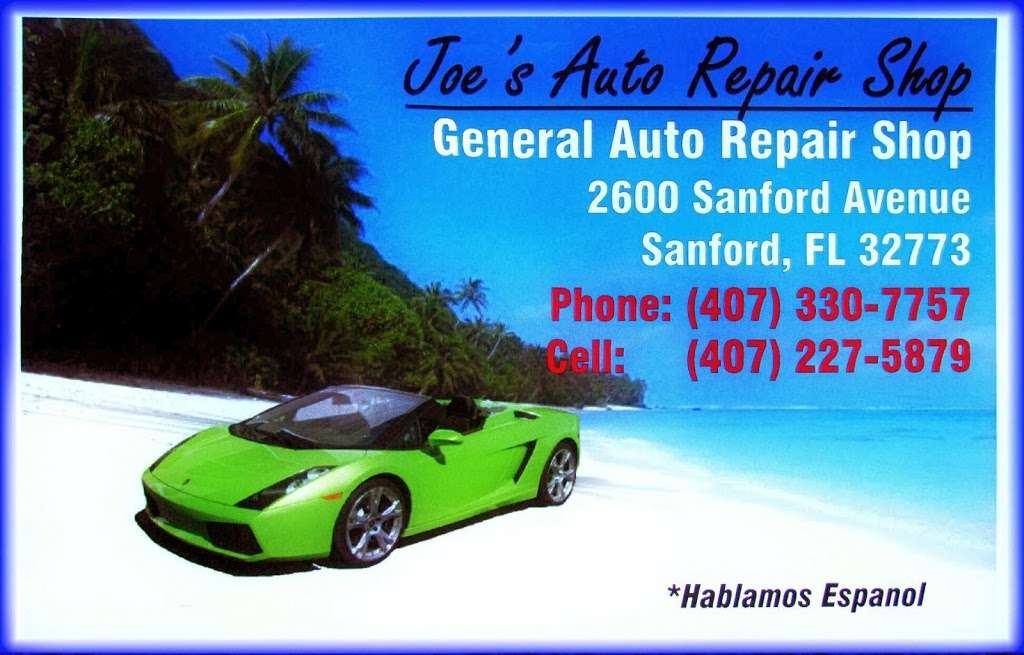 Joes Auto Repair | 2600 Sanford Ave, Sanford, FL 32773, USA | Phone: (407) 330-7757