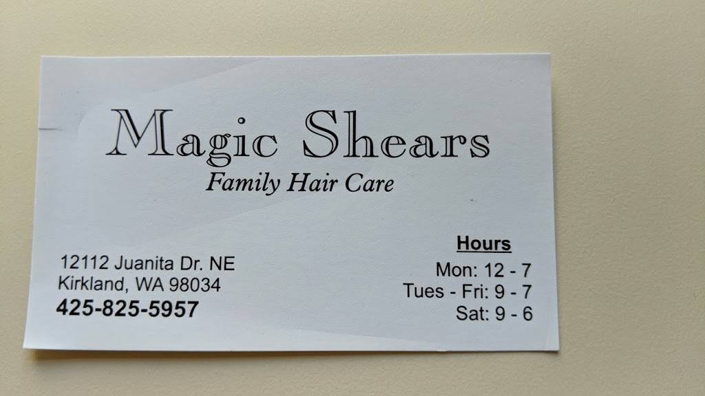 Magic Shears | 12112 Juanita Dr NE, Kirkland, WA 98034, USA | Phone: (425) 825-5957