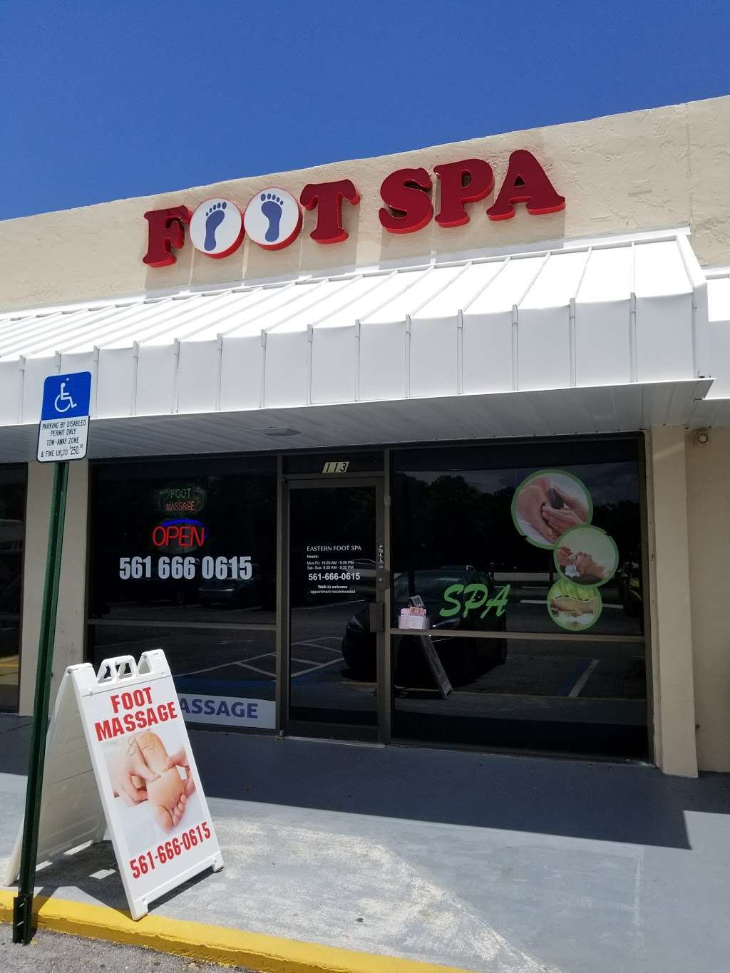 Eastern Foot Spa | 10114 S Military Trail #113, Boynton Beach, FL 33436, USA | Phone: (561) 666-0615