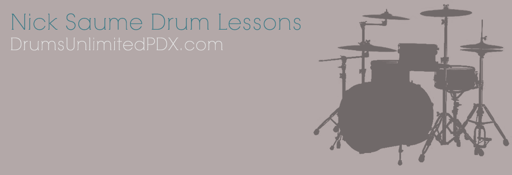 Nick Saume Drum Lessons | 5314 NE Mason St, Portland, OR 97218, USA | Phone: (503) 778-0909