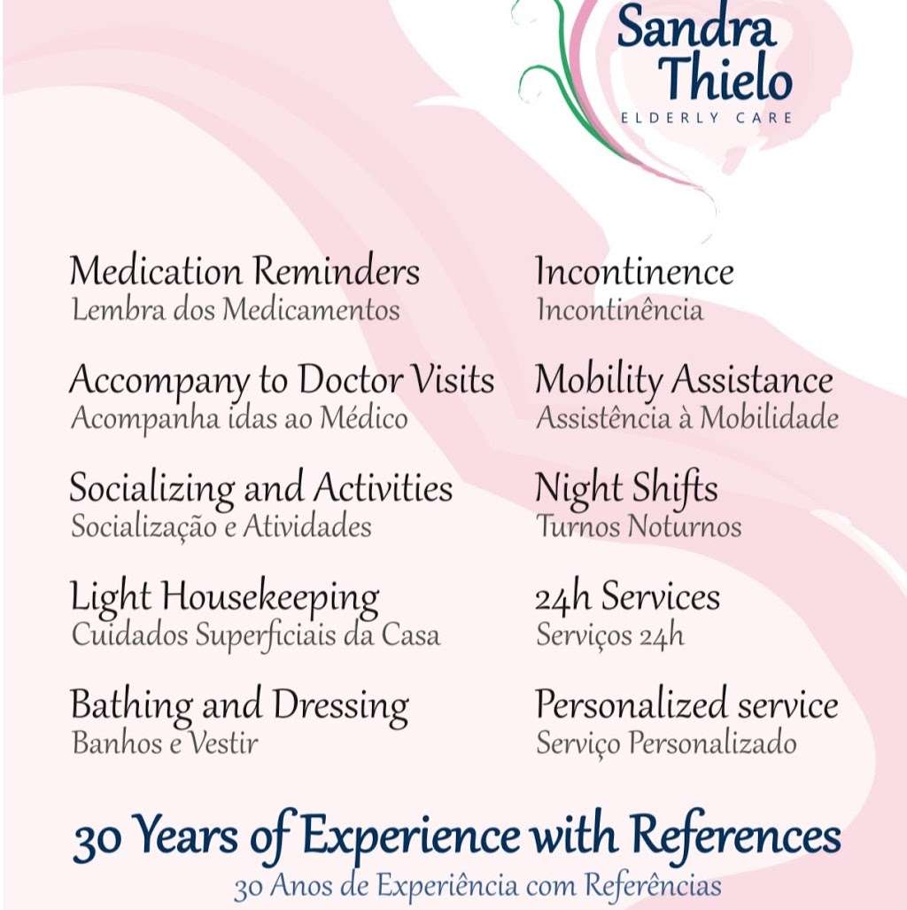 Sandra Thielo Elderly Care | 18 Memorial Cir, Andover, MA 01810, USA | Phone: (978) 401-1790