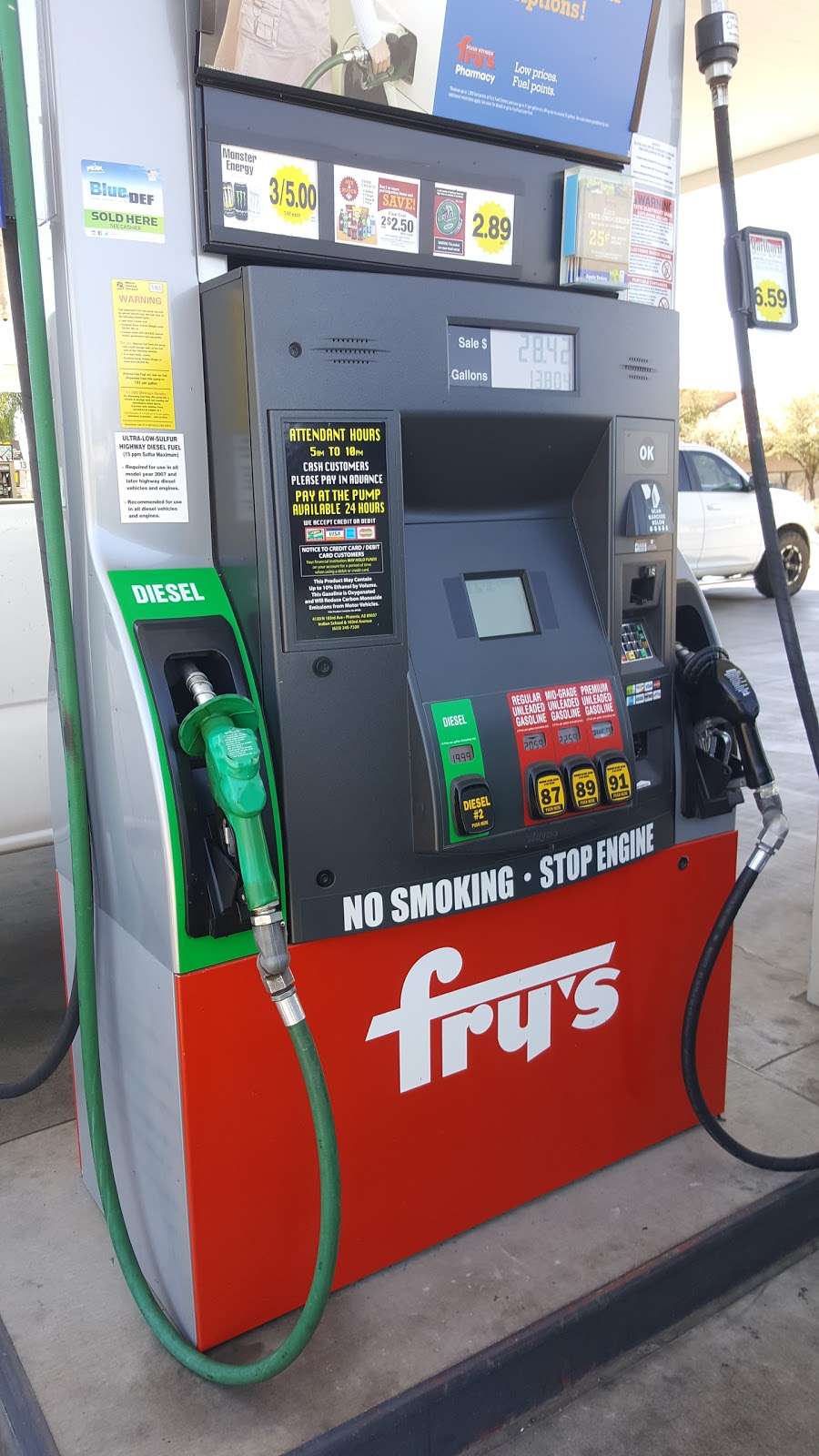 Frys Fuel Station | 4120 N 103rd Ave, Phoenix, AZ 85037, USA | Phone: (623) 772-0501