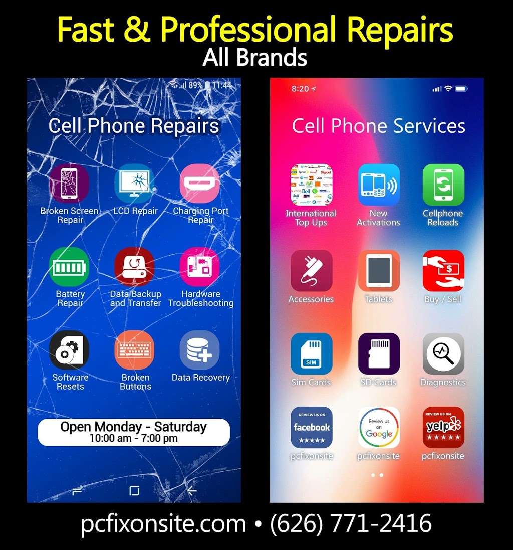 PCFIXONSITE | 5120 Huntington Dr S, Los Angeles, CA 90032, USA | Phone: (626) 771-2416