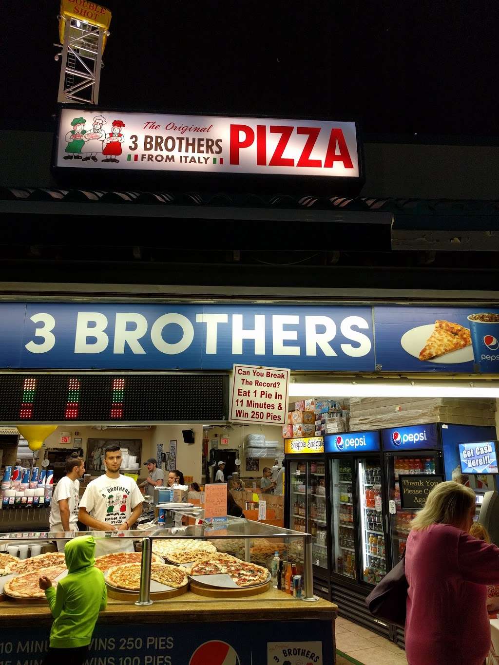 Three Brothers From Italy Pizza | 1030 Boardwalk, Ocean City, NJ 08226, USA | Phone: (609) 398-6767