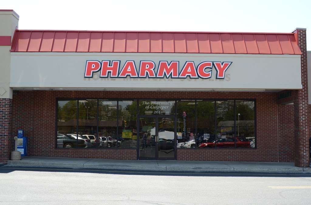 The Pharmacy of Culpeper | 261 Southgate Shopping Center, Culpeper, VA 22701, USA | Phone: (540) 825-0003
