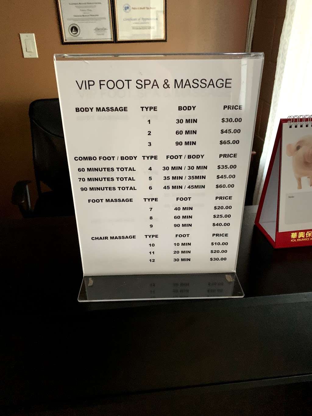 VIP Foot Spa & Massage | 2575 Chino Hills Pkwy suite c, Chino Hills, CA 91709, USA | Phone: (909) 606-0670