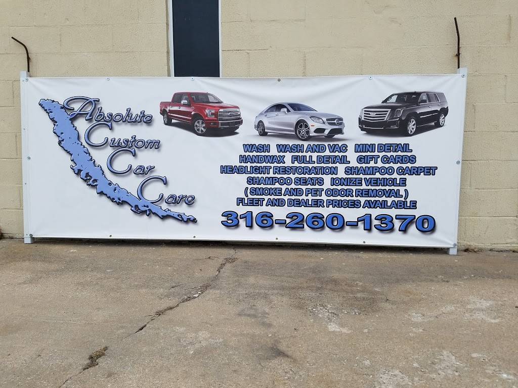 Absolute Custom Car Care | 160 N Kansas St, Wichita, KS 67214, USA | Phone: (316) 260-1370