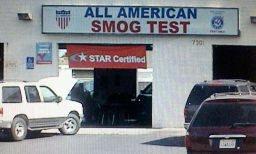 All American Smog Test | 7301 Westminster Blvd, Westminster, CA 92683, USA | Phone: (714) 901-7202