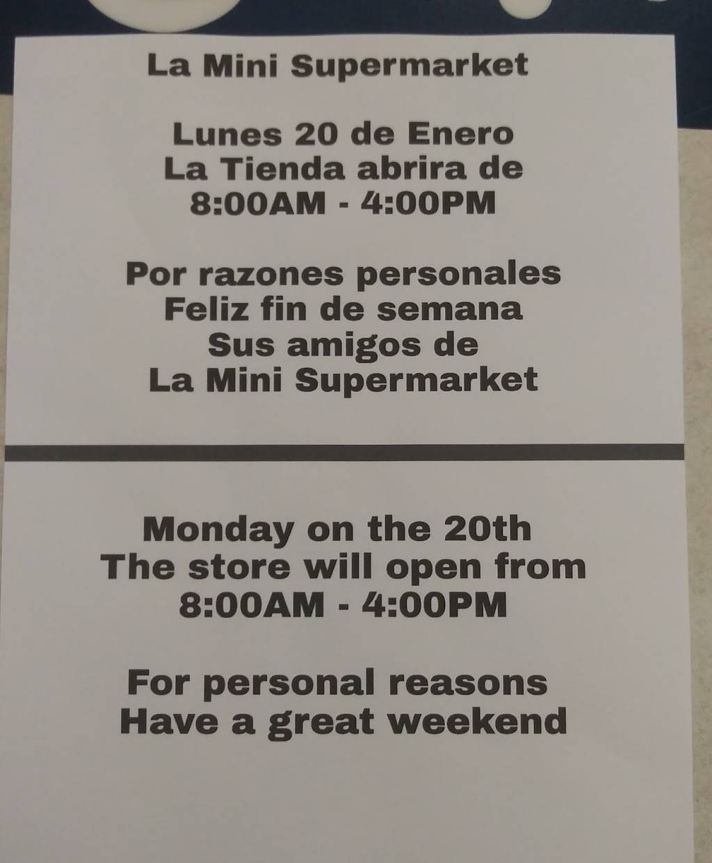 La Mini Supermarket of tampa llc | 1000 W Waters Ave #1, Tampa, FL 33604, USA | Phone: (813) 936-7879