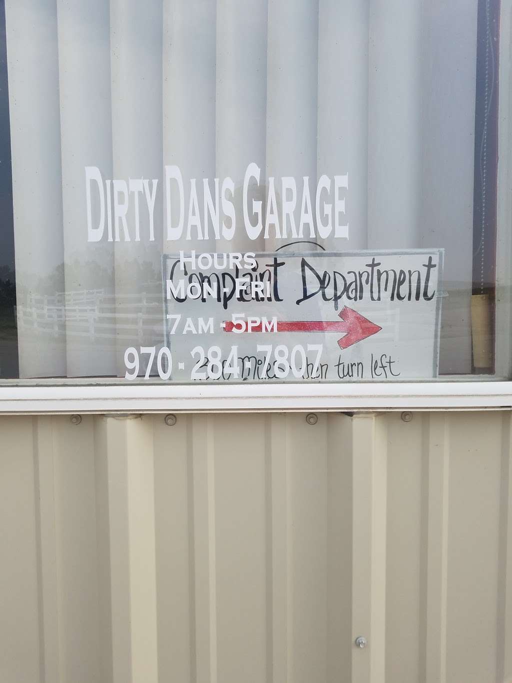 Dirty Dans Garage, Llc | 21042 Peckham Dr, La Salle, CO 80645, USA | Phone: (970) 284-7807