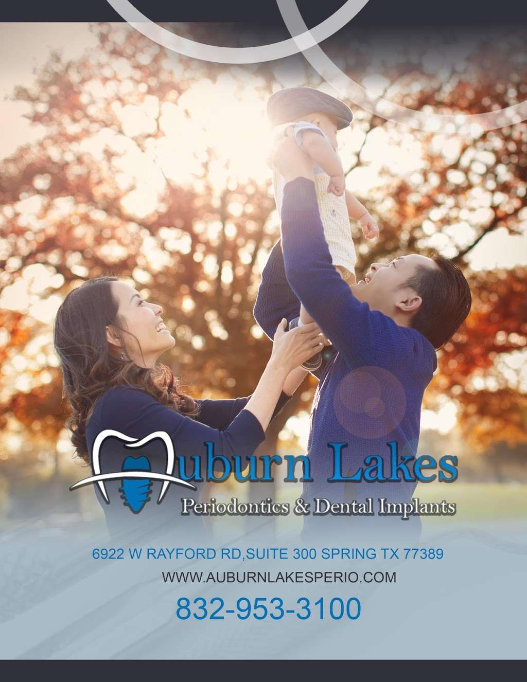 Auburn Lakes Periodontics & Dental Implants | 6922 W Rayford Rd #300, Spring, TX 77389, USA | Phone: (832) 953-3100