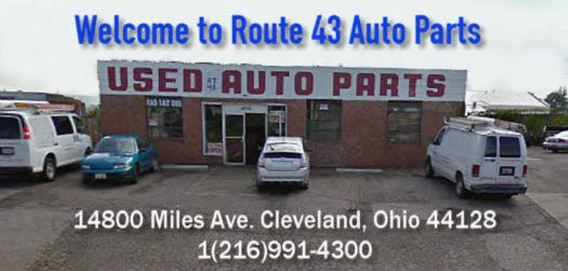 Route 43 Auto Parts | 148-14900 Miles Ave, Cleveland, OH 44128, USA | Phone: (216) 751-1200