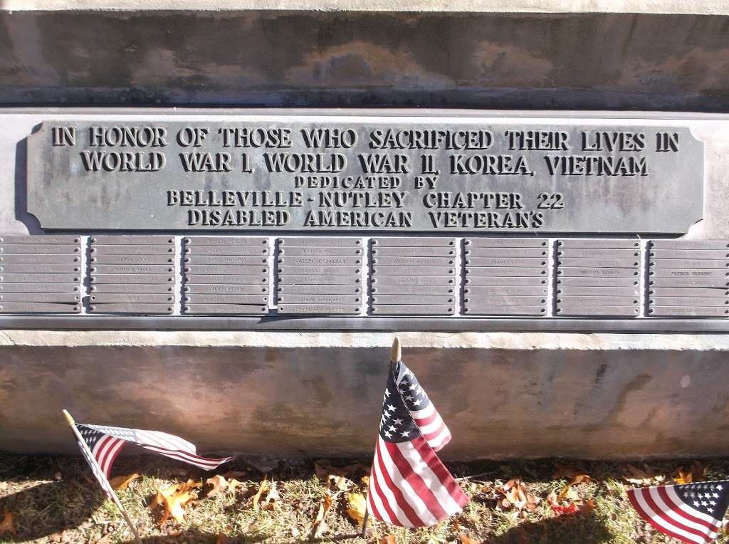 Veterans Memorial | 482-492 Union Ave, Belleville, NJ 07109, USA