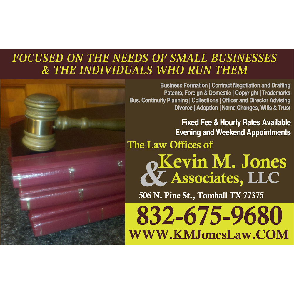 The Law Offices of Kevin M. Jones & Associates | 15119 By the Lake Way, Cypress, TX 77429, USA | Phone: (832) 675-9680