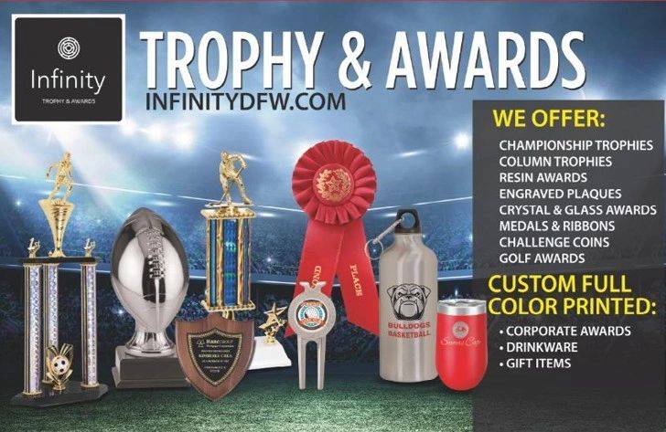 Infinity Trophy & Awards | 1325 Whitlock Ln Suite 208, Carrollton, TX 75006, USA | Phone: (972) 843-1650