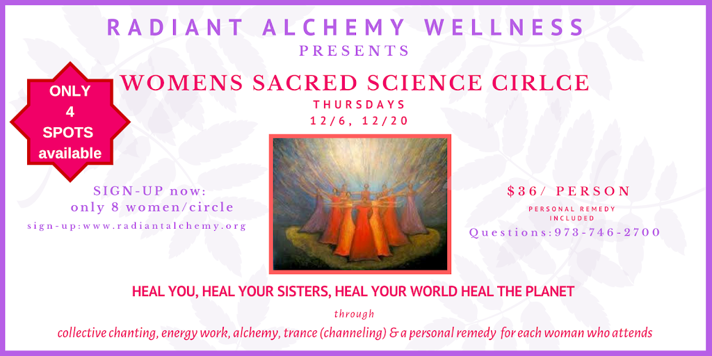 Radiant Alchemy Wellness | 99 Elm St suite 2, Montclair, NJ 07042, USA | Phone: (973) 746-2700