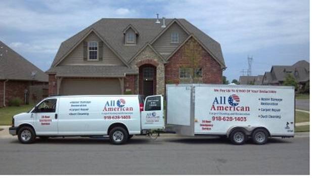 All American Carpet Cleaning And Restoration | 3224 E 101st St, Tulsa, OK 74137, USA | Phone: (918) 628-1403