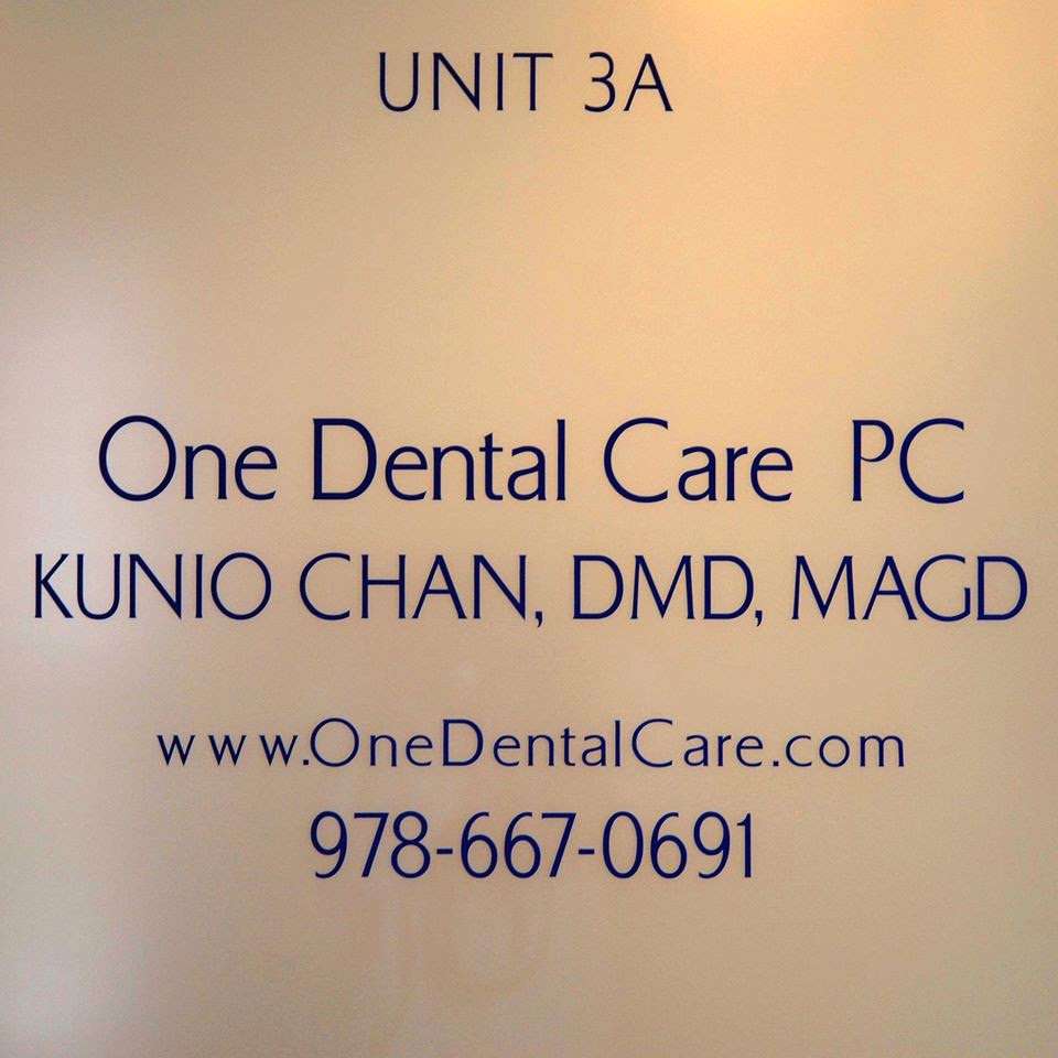 One Dental Care - Dr. Kunio K. Chan, DMD, MAGD | 655 Boston Rd #3a, Billerica, MA 01821, USA | Phone: (978) 667-0691