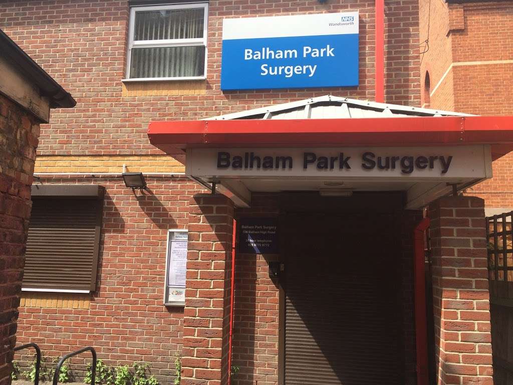 Balham Park Surgery | 236 Balham High Rd, London SW17 7AW, UK | Phone: 020 8772 8772