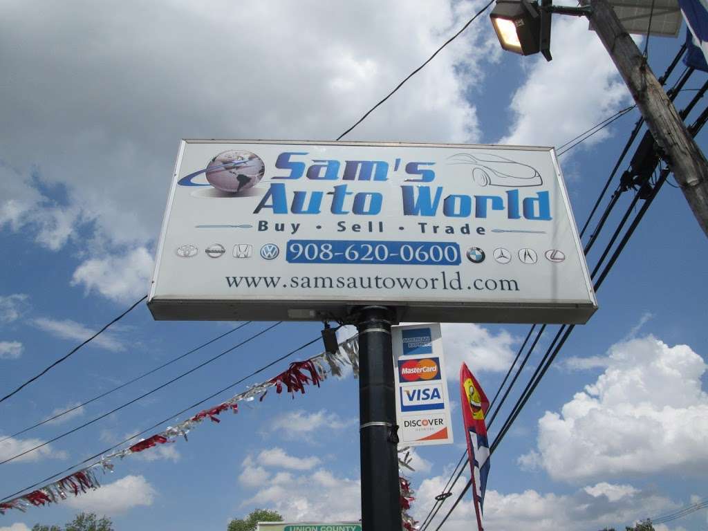 Sams Auto World | 1443 E St Georges Ave, Roselle, NJ 07203, USA | Phone: (908) 620-0600