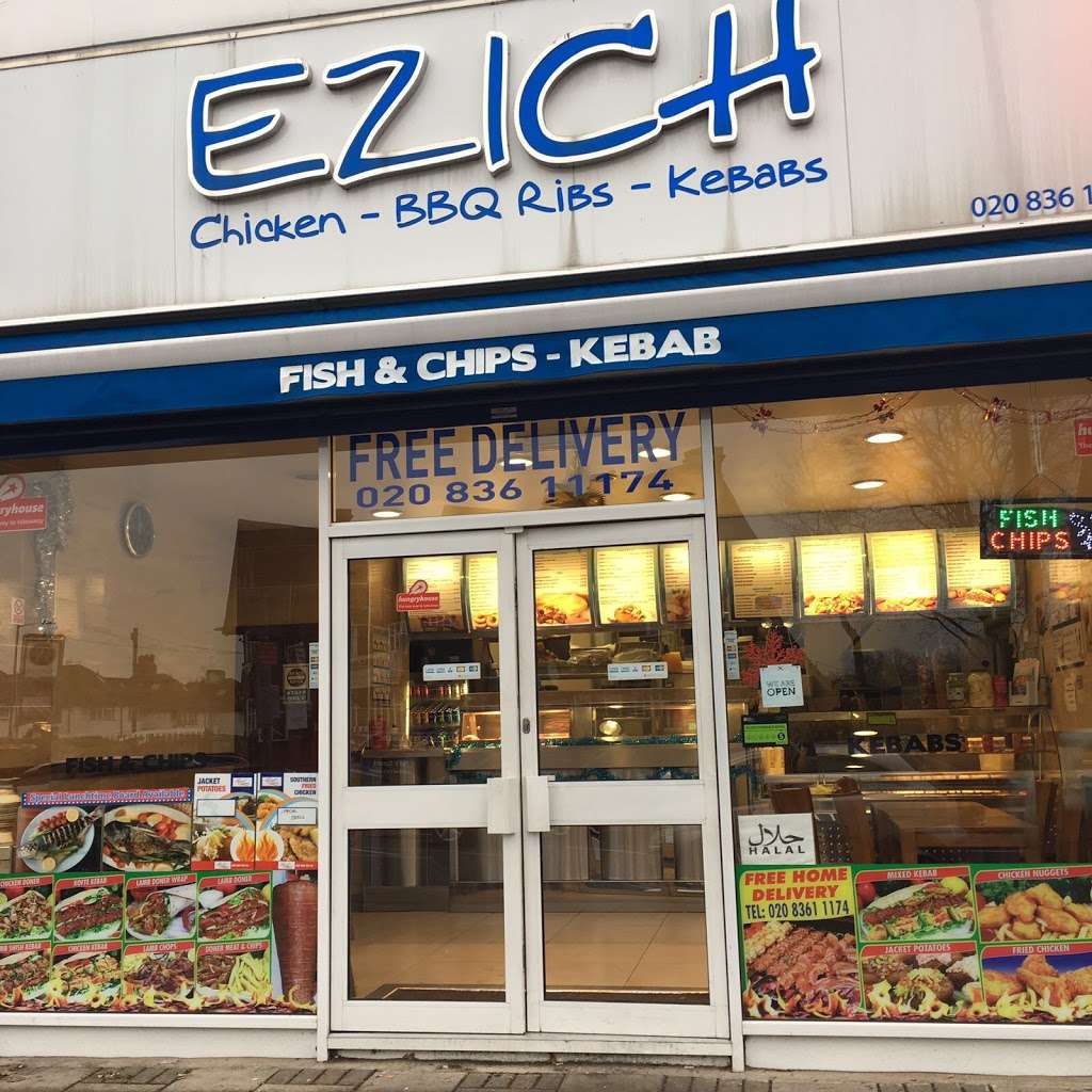 Ezich Takeaway: Chicken - BBQ Ribs - Kebabs | 3 Hampden Way, London N14 5DJ, UK | Phone: 020 8361 1174