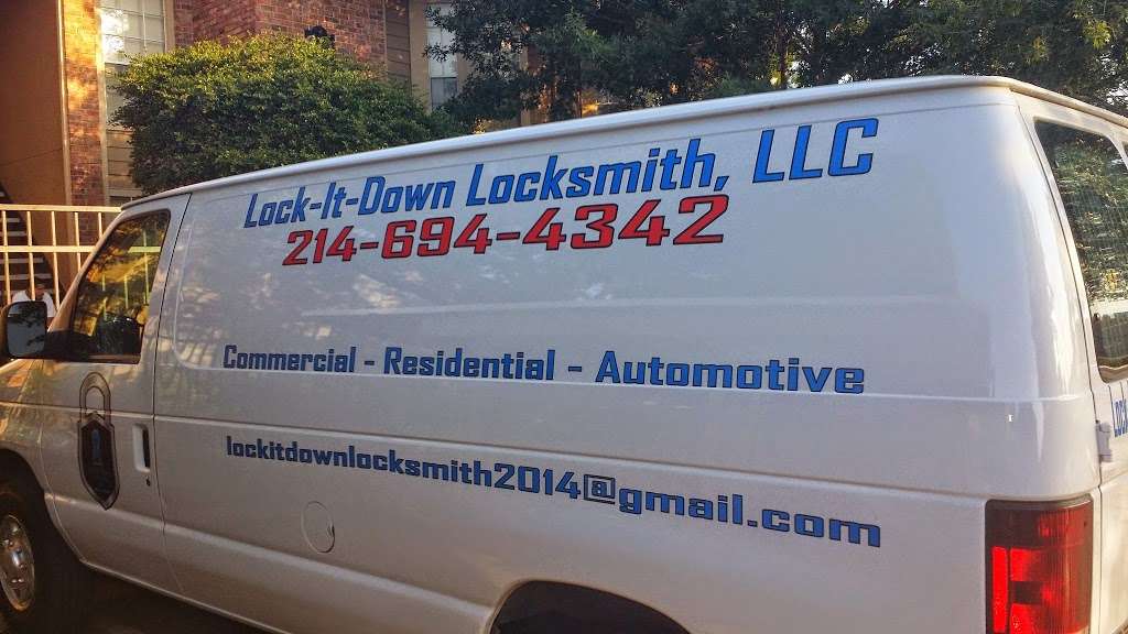 Lock-It-Down Locksmith, LLC | 4207 Harvest Hill Rd, Carrollton, TX 75010, USA | Phone: (214) 694-4342