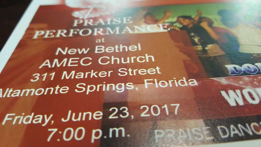 New Bethel AME Church | 311 Marker St, Altamonte Springs, FL 32701 | Phone: (407) 260-0322