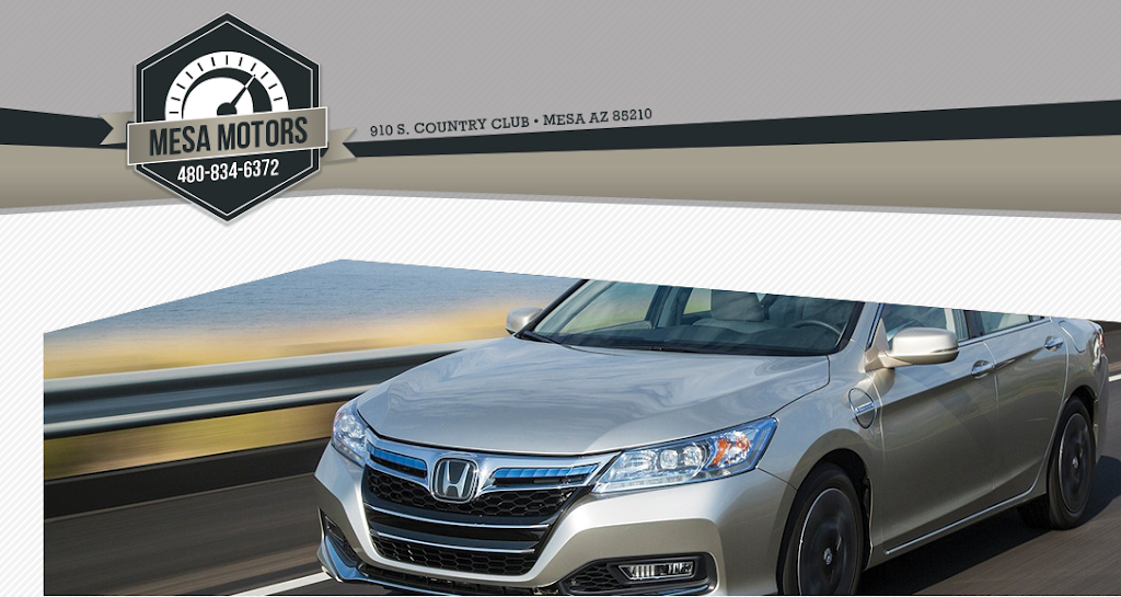 Mesa Motors | 910 S Country Club Dr, Mesa, AZ 85210, USA | Phone: (480) 834-6372