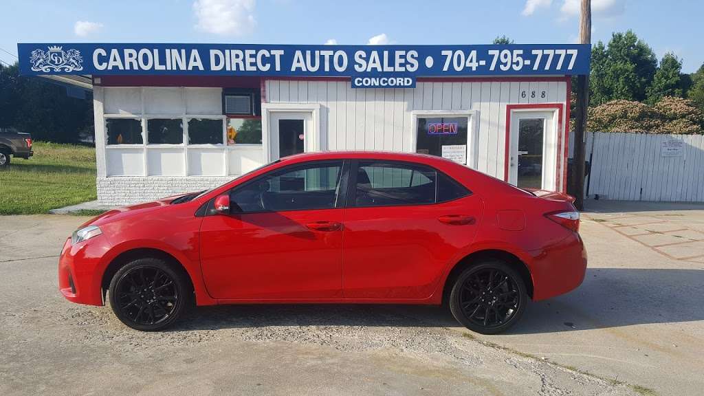 Carolina Direct Auto Sales | 688 Concord Pkwy N, Concord, NC 28027, USA | Phone: (704) 795-7777