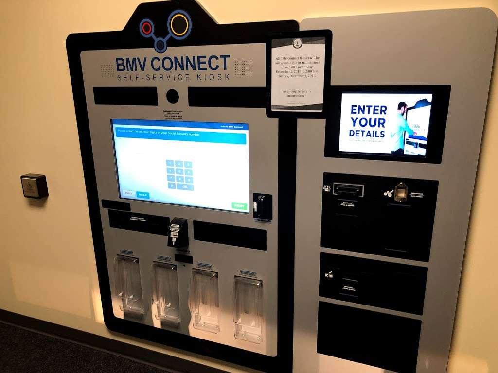 BMV Connect Kiosk | 4445 Ray Boll Blvd, Columbus, IN 47201, USA