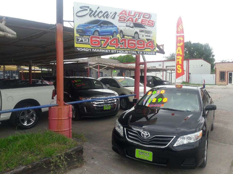 ERICAS AUTO SALES | 10401 Market St, Jacinto City, TX 77029, USA | Phone: (713) 674-1694