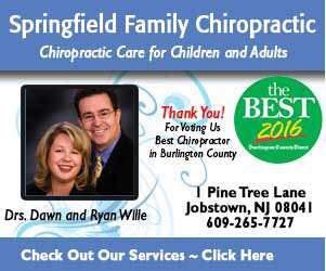 Springfield Family Chiropractic | 1 Pine Tree Lane, Jobstown, NJ 08041, USA | Phone: (609) 265-7727