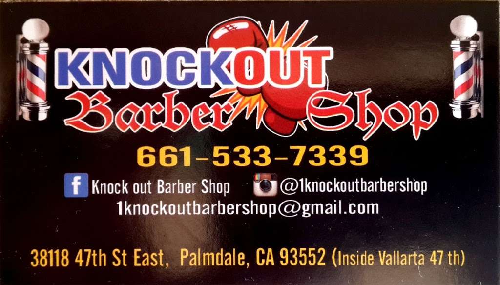 Punchout Barber Shop | 38118 47th St E, Palmdale, CA 93552, USA | Phone: (661) 533-7339