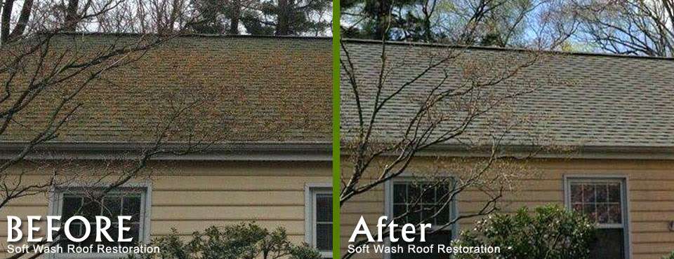 Soft Wash Roof Restoration | 2520 Stoneybrook Ln, Drexel Hill, PA 19026 | Phone: (484) 680-5908