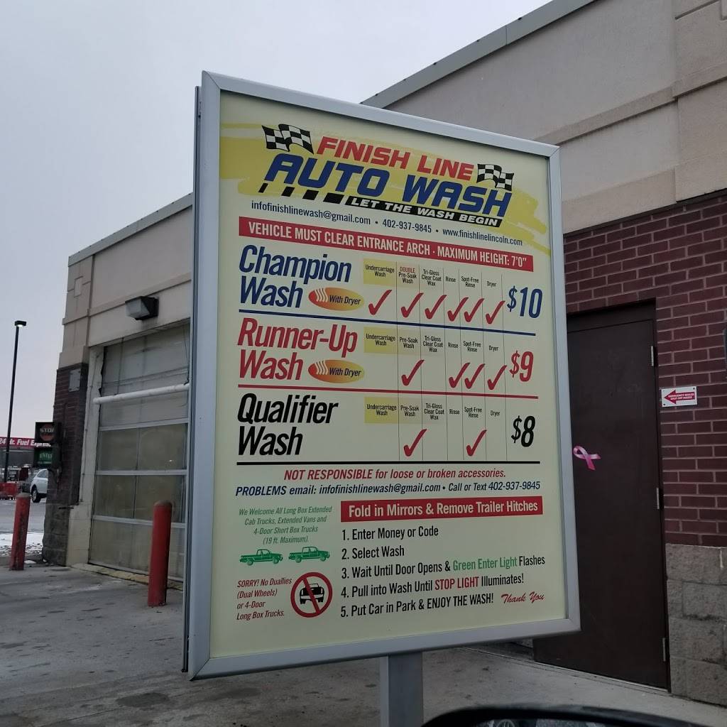 Finish Line Auto Wash | 1530 S Coddington Ave, Lincoln, NE 68522 | Phone: (402) 937-9845