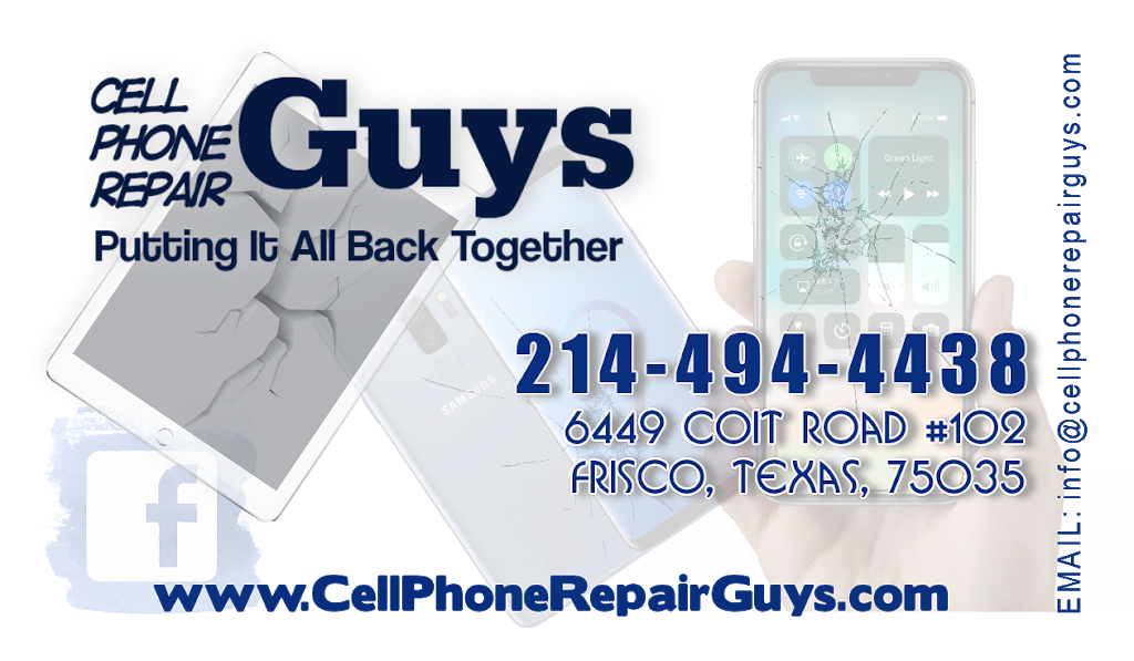 Cell Phone Repair Guys Frisco - iPhone/iPad Repair Center | 6449 Coit Rd, Frisco, TX 75035, USA | Phone: (214) 494-4438