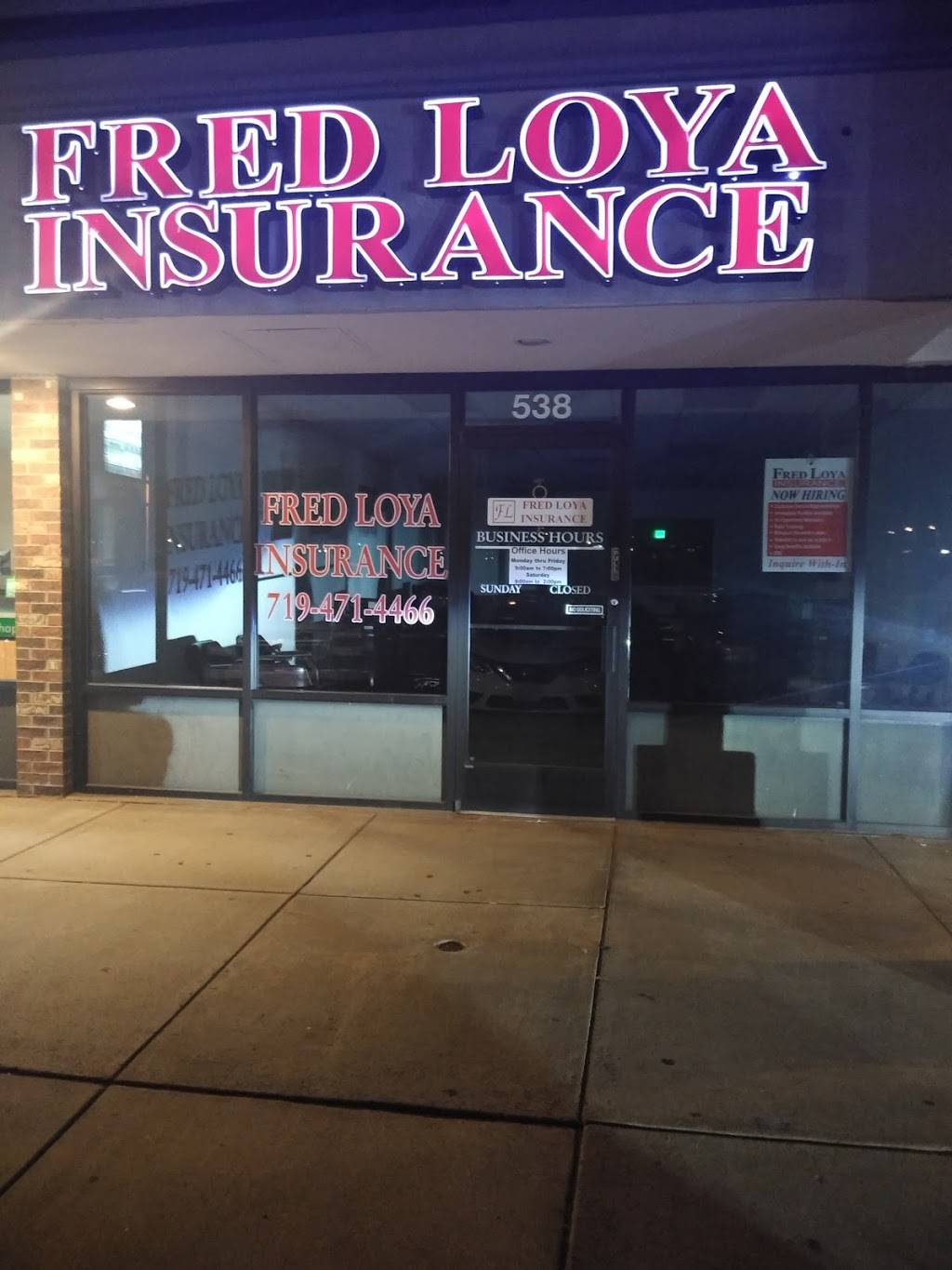 Fred Loya Insurance | 538 S Academy Blvd, Colorado Springs, CO 80910, USA | Phone: (719) 471-4466