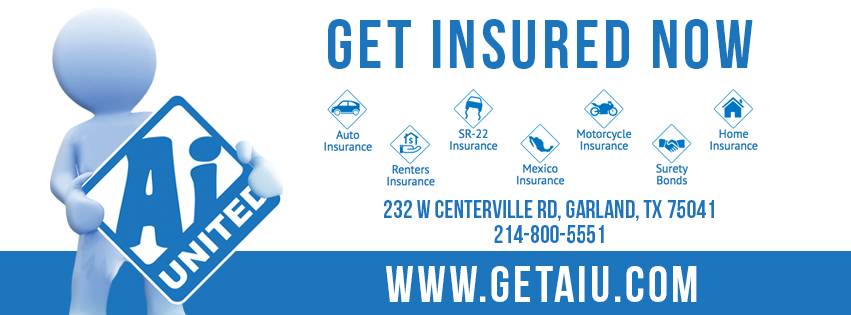 Ai United Insurance | 232 W Centerville Rd, Garland, TX 75041 | Phone: (214) 800-5551